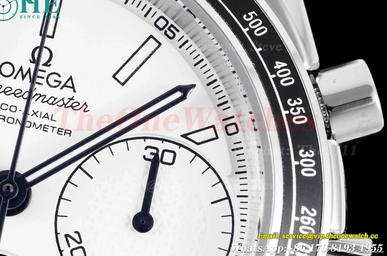 A7750 Racing Master SS 40mm Speedmaster White Dial HKF SS 0125